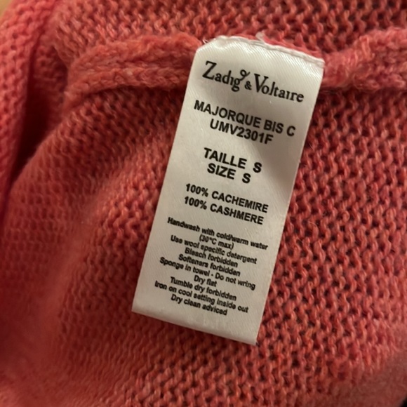 Zadig & Voltaire Cashmere V-Neck Tank - Picture 5 of 7